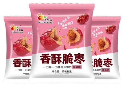 抖音快手同款香酥脆枣礼盒装 小包无核脆灰枣酥脆香甜 香酥脆枣图5