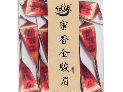 试缘 金骏眉红茶茶叶 蜜香红茶 2022武夷山黄芽金俊眉50g试喝散装图5