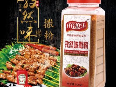 仟佳佰味孜然撒料粉500g炸鸡排撒料椒盐孜然粉烤肉烧烤调味品批发图3