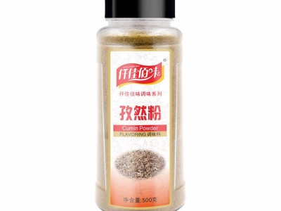 仟佳佰味纯孜然粉500g瓶装新疆孜然粉羊肉串烧烤调料撒料图5