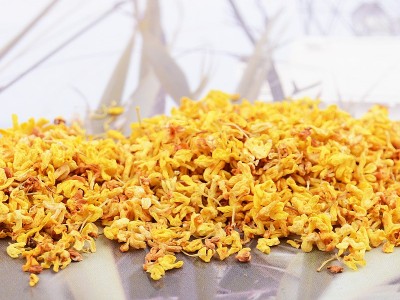 胜豪【免邮】500克新货桂花干广西金桂银桂桂花干桂花花茶代用茶图2