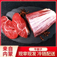 内蒙新鲜现杀冷冻牛腱子肉生牛肉烧烤火锅餐饮酒店生鲜食材批发