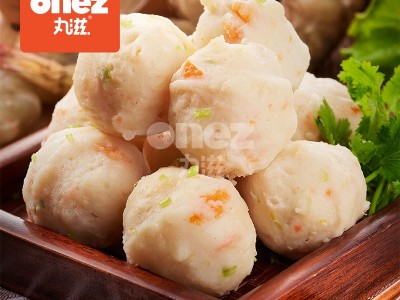 丸滋草虾丸 关东煮食材火锅丸子餐饮食材 速冻水产草虾丸500g图2