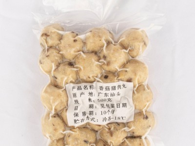潮汕特产香菇丸火锅料食材关东煮潮汕小吃香菇猪肉丸厂家批发500g图4