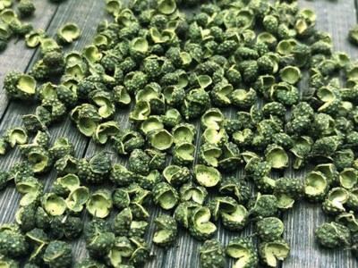 九叶青花椒粒青麻椒藤椒 川椒干香料青干花椒麻椒散装图2