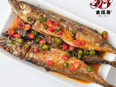 麻辣海鲜烧烤摊大排档大包装麻辣鲅鱼海鲜餐饮流通渠道预制菜系列图4