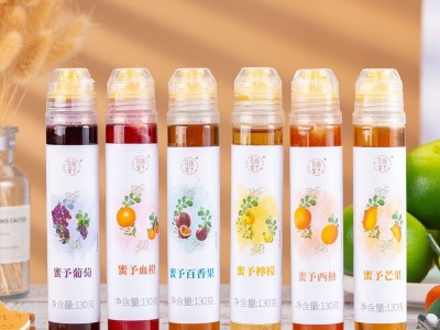 现货批发芒果蜂蜜柚子茶糕点蘸酱下午茶点饮品葡萄百香果蜂蜜制品图3