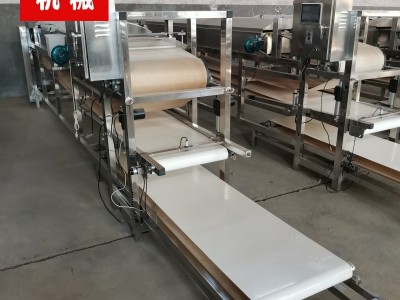 农村办厂创业项目大型全自动圆形粉皮机 小型蒸汽凉皮机 米皮机图2
