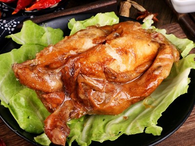 产地货源 整只扒鸡500g 熟食卤味特产德州五香扒鸡真空包装烧鸡图2