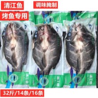 清江鱼14条16条32斤腌制调味鱼鮰鱼冷冻半成品烤鱼商用 酒店 食材