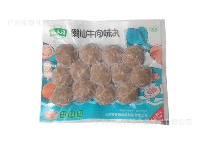 福春园锁鲜装潮汕牛肉味丸220g*20包关东煮麻辣烫火锅丸子食材图4