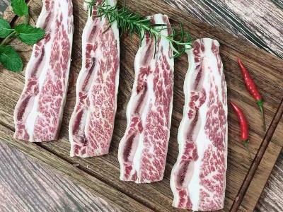 雪花牛排 冷冻 三支牛仔骨 澳洲648谷饲牛仔骨 雪花牛肉 烧烤食材图3