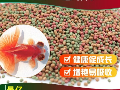 安景批发小型鱼饲料金鱼鱼食冷水鱼观赏鱼彩色上浮颗粒热带鱼饲料图5