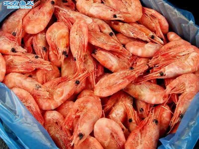 北极虾大号甜虾 刺身即食冰虾 鲜活带籽腹籽海鲜水产冻虾北极甜虾图4
