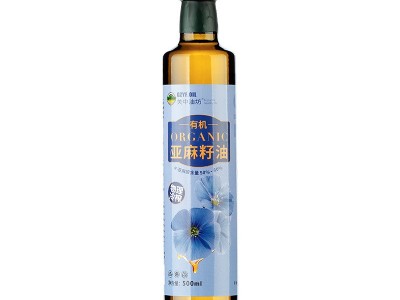 【厂家直供】关中油坊冷榨有机亚麻籽油500ml食用油 外贸团购批发图5