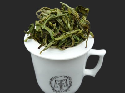 【欧盟有机绿茶】出口银毫毛峰绿茶广西白毫茶树高香绿茶散装图4