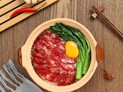 多规格来图加工广式腊肠真空装广味香肠 咸甜麻辣农家煲仔饭腊味图4