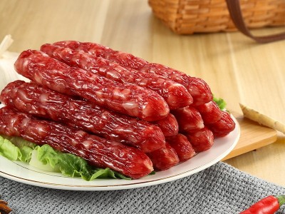 来料加工批发代发广式腊肠真空装广味香肠咸甜麻辣农家煲仔饭腊味图2