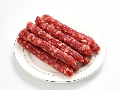 来料加工批发代发广式腊肠真空装广味香肠咸甜麻辣农家煲仔饭腊味图5