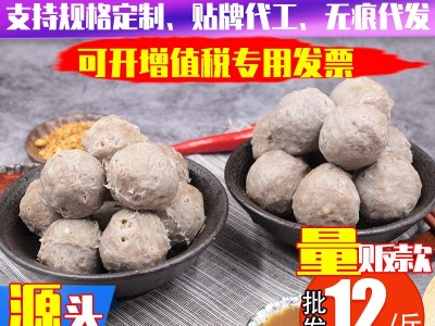 汕头冷冻食品批发潮汕牛肉丸火锅食材牛筋丸麻辣烫便利店抖音爆款图1