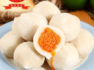 雄丰蟹籽包心丸500g火锅麻辣烫蟹籽22个包心鱼丸食材冷冻食品批发图4