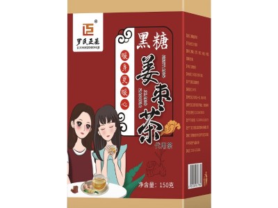 黑糖姜茶一件代发批发花茶组合代用茶盒装10袋黑糖姜枣茶图5