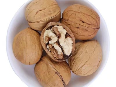 熟核桃奶香味草本味薄皮核桃400g 坚果核桃2022年新货手剥烤核桃图3