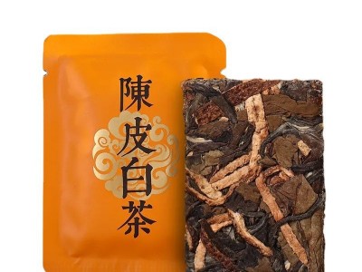 一斤批发陈皮白茶福鼎白茶福建高山老白茶贡眉寿眉茶叶一片 一泡装图4