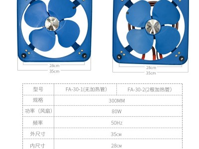 全自动孵化机配件 孵化器匀温风扇排风扇散热风扇30风扇 跨境货源图3