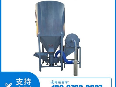 家厚饲料搅拌粉碎一体机1000-11千瓦生铁磨头无尘吸管含电柜箱图2