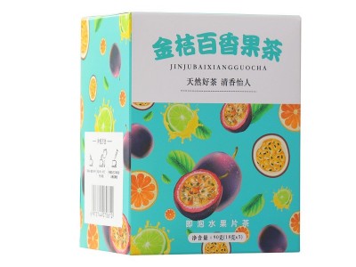 金桔百香果茶蜂蜜冻干柠檬百香果茶夏季网红水果茶厂家一件代发图4
