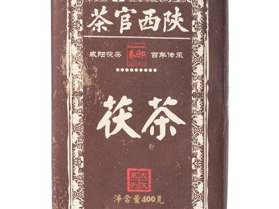 源头厂家 批发 泾阳茯茶陕西特产黑茶茯砖茶400g图5
