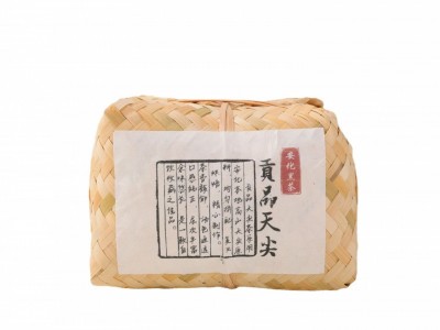 厂价批发湖南安化黑茶天尖茶竹篓贡品天尖500g陈年黑茶安华黑茶叶图5