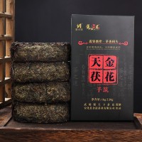 厂价批发金花天茯安化黑茶湖南黑茶天尖茯砖茶陈年茶安华茶叶1kg