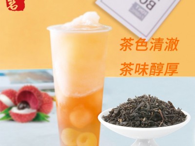 小叶同学荔枝红茶奶茶店专用茶叶调味茶冷泡水果茶散装茶500g批发图3