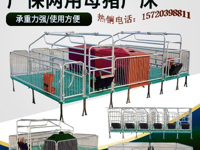 养猪设备猪用产床 复合板母猪分娩床 热镀锌产保两用一体母猪产床图4