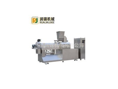 锅巴小零食休闲膨化小食品生产线 油炸小食品膨化机生产设备批发图5