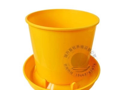 40公斤料桶 加厚加大鸡鸭鹅吃料 自动下料鸡用料桶采食槽养殖设备图4
