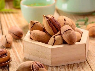小吃炒货美味碧根果 休闲零食手剥碧根果 营养带壳袋装长寿果图4