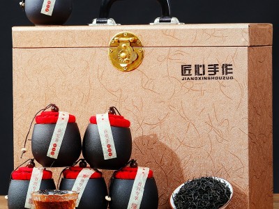 送礼正山小种武夷山红茶 高档送礼茶叶礼盒装250g陶瓷罐装图4