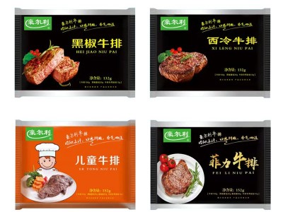 菲力黑椒儿童牛排 炒菜聚餐用黑椒牛排 厂家销售盒装半成品牛排图5