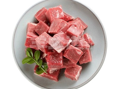 酒店西餐厅腌制黑椒牛肉粒商用生牛肉粒速冻调理半成品预制菜批发图5