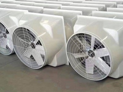 玻璃钢风机 畜牧养殖工厂降温 静音大风量排风扇1460轴流风机图2