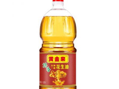黄金来 压榨一级花生油1.8L特香食用油 浓香型图3