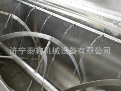 2立方干粉加热饲料颗粒搅拌机 2吨卧式搅拌机自动上料搅拌一体机图3