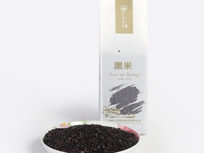 黑米500g 批发 真空包装 黑香米 五谷杂粮 粗粮图2
