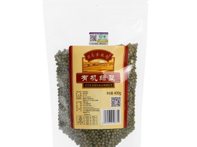 有机绿豆400g袋装巨龙东北农家绿豆汤发芽磨粉原料批发一件代发图5