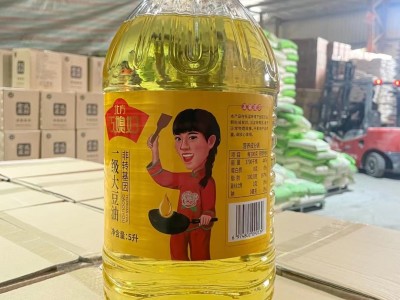 批发巧媳妇色拉油5L（4桶/箱）桶装非转一级大豆油批发图3