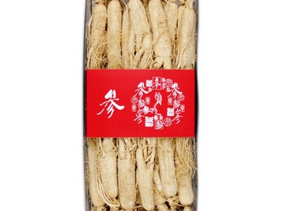 长白山干人参东北原皮白参吉林生晒参大支一斤装白参全须500g干参图5