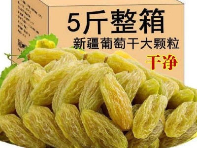 葡萄干大量批发【大颗包甜】新疆吐鲁番大颗粒无核零食蜜饯干果图2